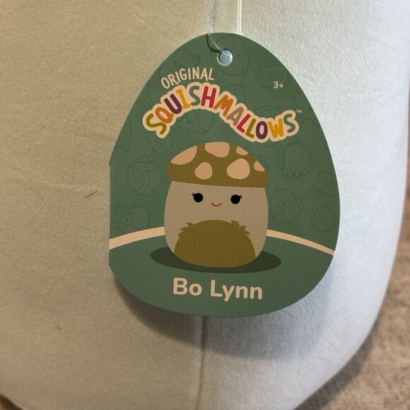 12 Inch Squishmallow Bo Lynn Mushroom Plush Blue Green New With Tags - Picture 3 of 6